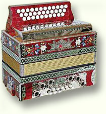 De ‘Steyrische’ harmonika. Trekzak met hoog ‘hoempagehalte’. De ‘Steyrische’ harmonika. Trekzak met hoog ‘hoempagehalte’.