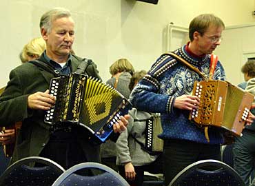 De beginners onder leiding van Irina Sarolea in actie.