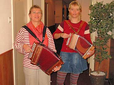 De fleurige wekdienst zondagmorgen vroeg.