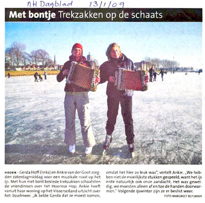 Het stukkie in het Noordhollands Dagblad.