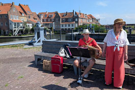 Het havenhoofd is ook altijd een geliefde plek.