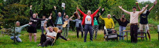 De foto van de groep Folkharmonie Wie weet tot volgend jaar!