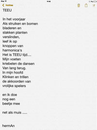 Het origineel op de smartphone van Herman.