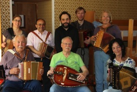 De groep van van Andrea Capezzuoli met stevige Italiaans-regionale muziek.