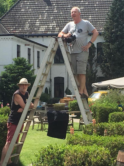 Zo neemt Rob Verweij de hele groep op de gevoelige pixel.